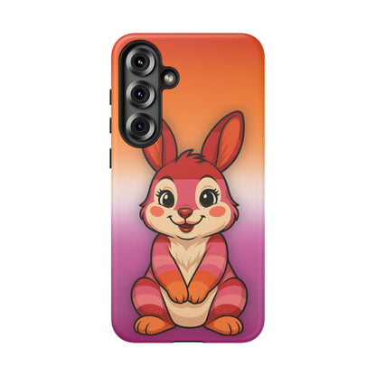 "Hare to Slay" – Lesbian [Femme] Bunny Android Tough Phone Case