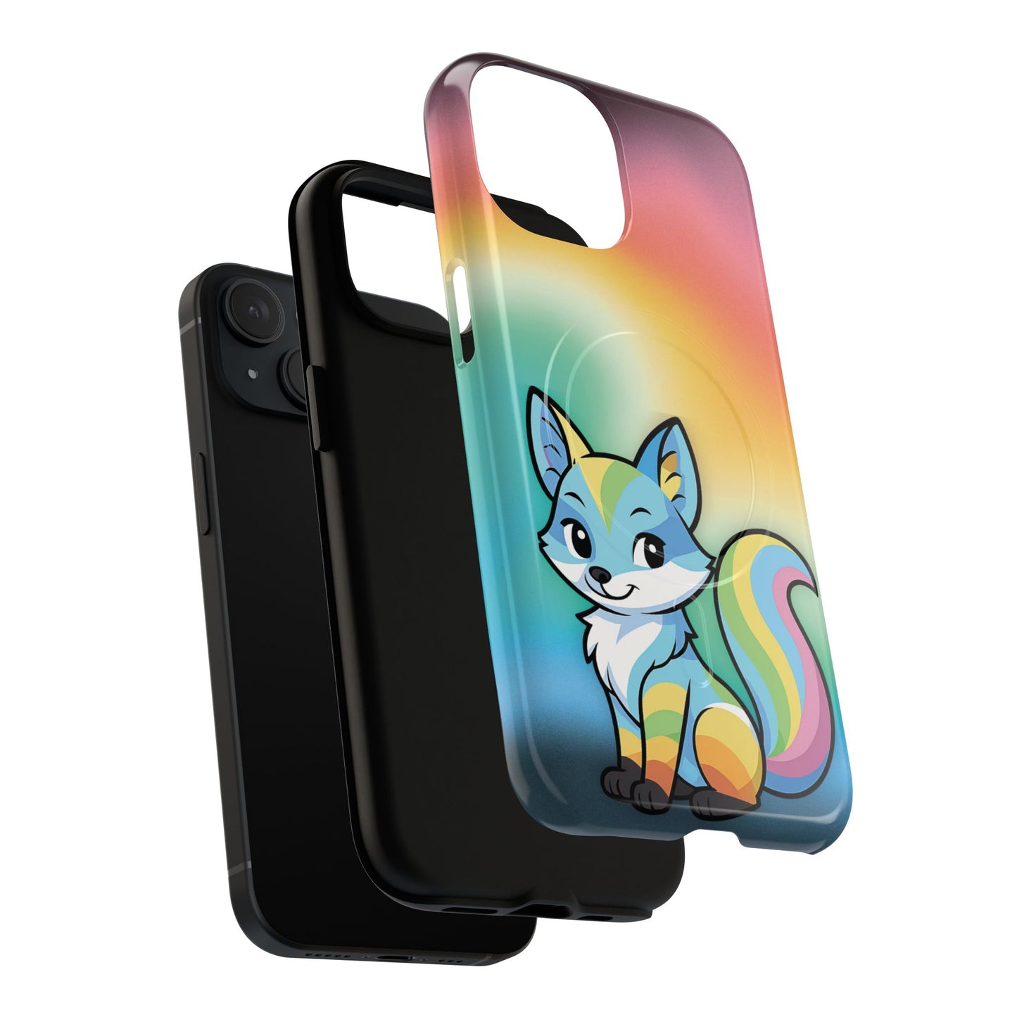 "queer as a fox" – queer pride fox magsafe® iphone case