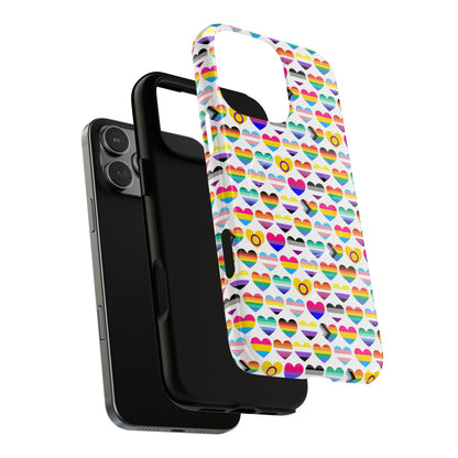 “Heart of Diversity” – Bright Edition – MagSafe® iPhone Tough Case