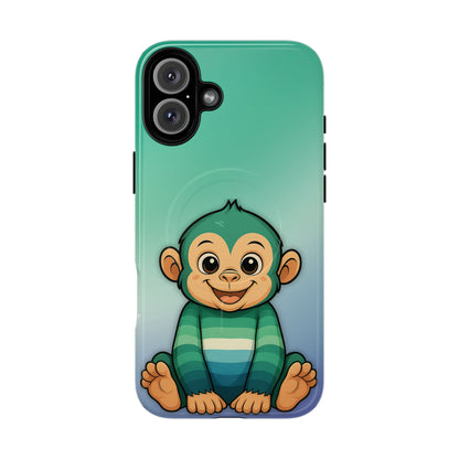"Monkey Love" – Gay [MLM] Pride Monkey MagSafe® iPhone Tough Case