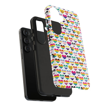 “Heart of Diversity" – Bright Edition – Android Tough Phone Case