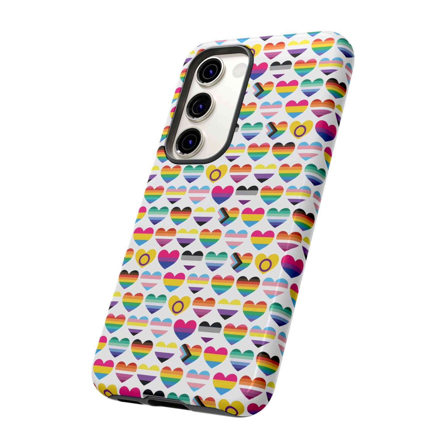 “heart of diversity" – bright edition – android tough phone case