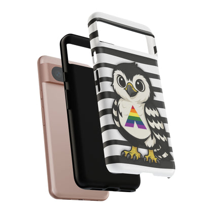"Fly with Pride" – LGBTQIA+ Ally Pride Hawk Android Tough Phone Case