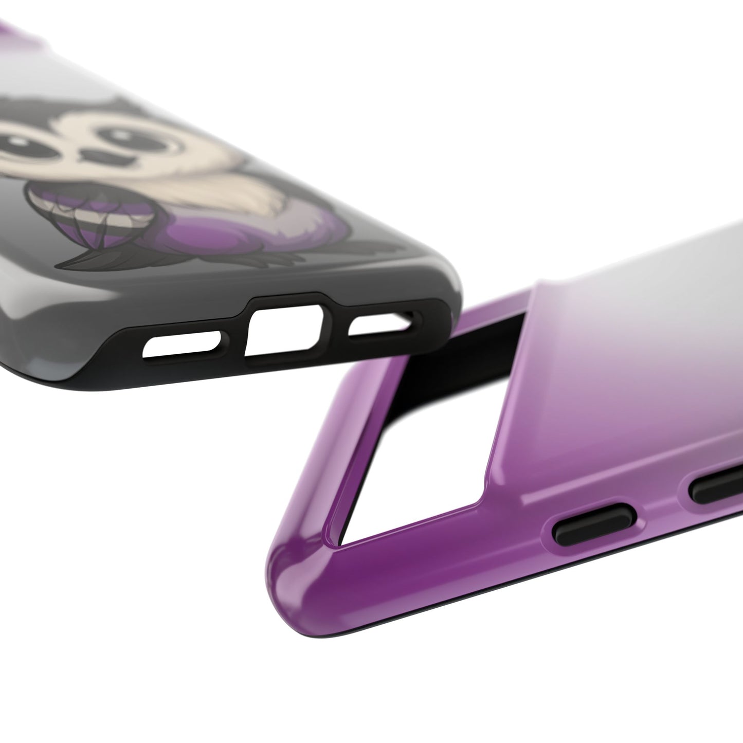 "ace-wise" – asexual pride owl android tough phone case
