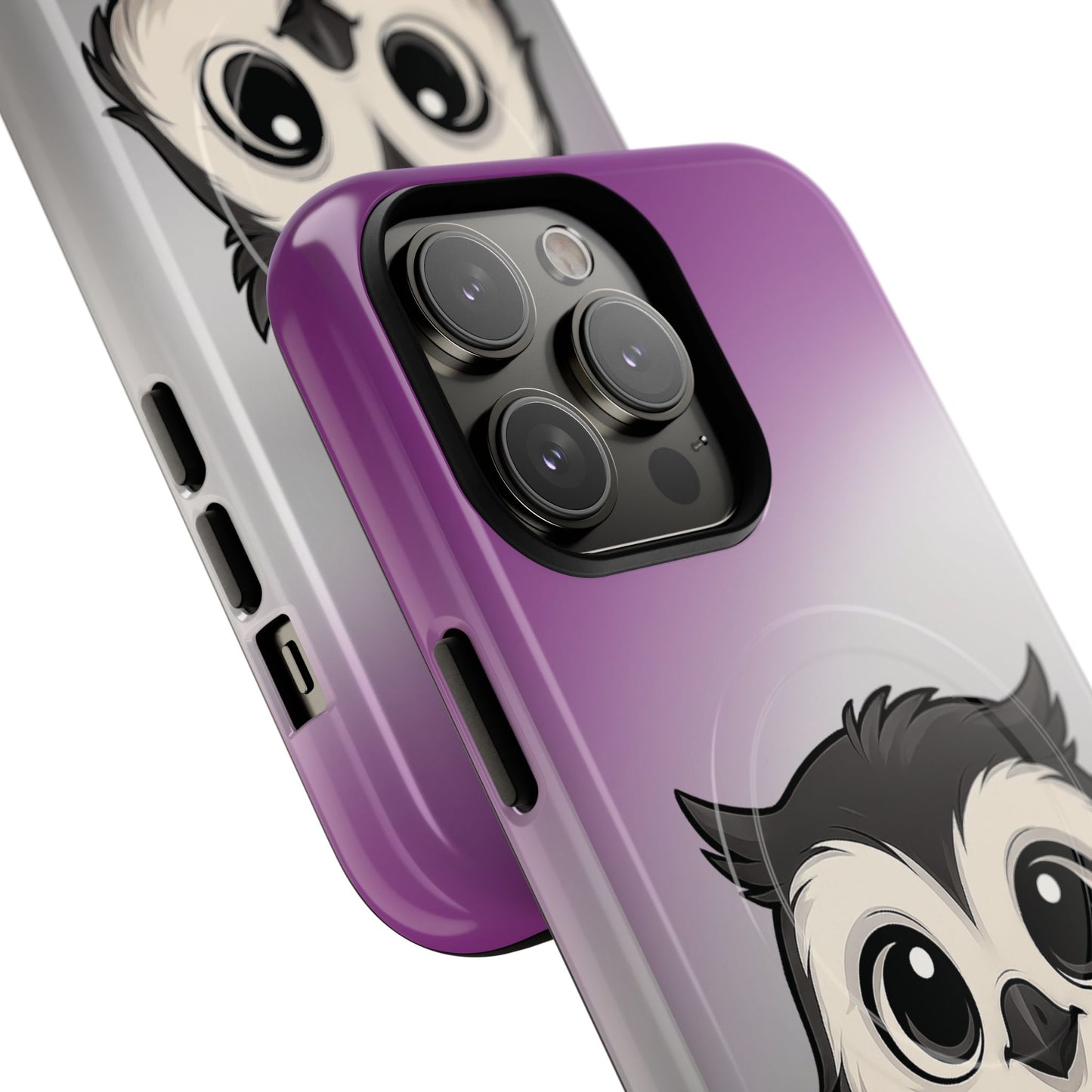 "ace-wise" – asexual pride owl magsafe® iphone tough case