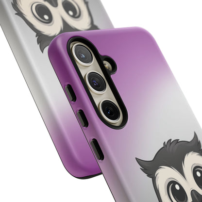"Ace-Wise" – Asexual Pride Owl Android Tough Phone Case