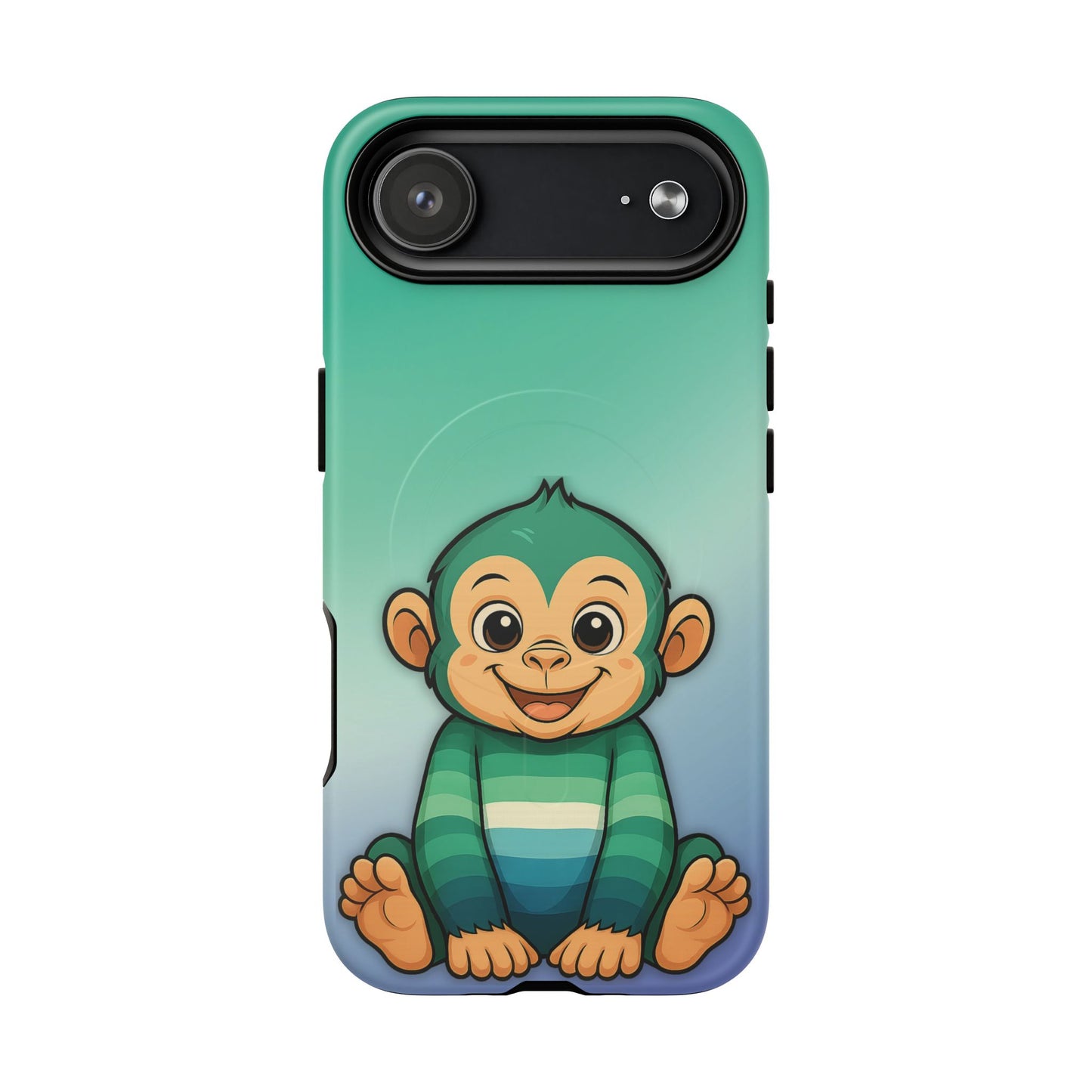 "monkey love" – gay [mlm] pride monkey magsafe® iphone tough case