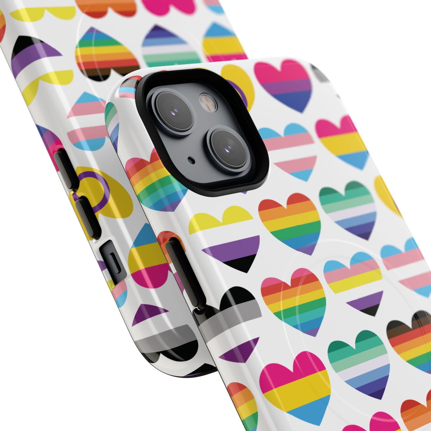 "proud hearts" lgbtqia+ love magsafe® iphone case