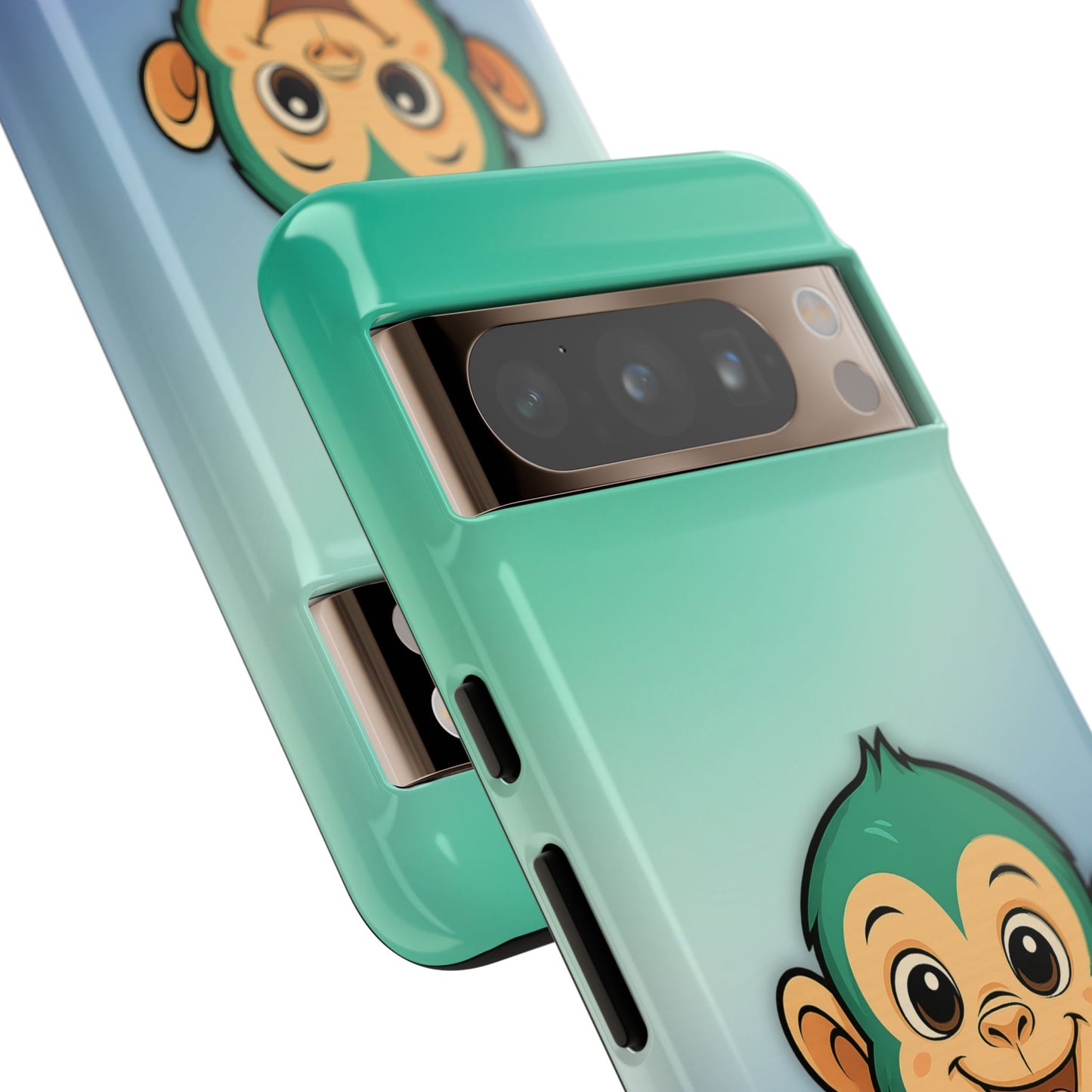 "monkey love" – gay [mlm] pride android tough phone case