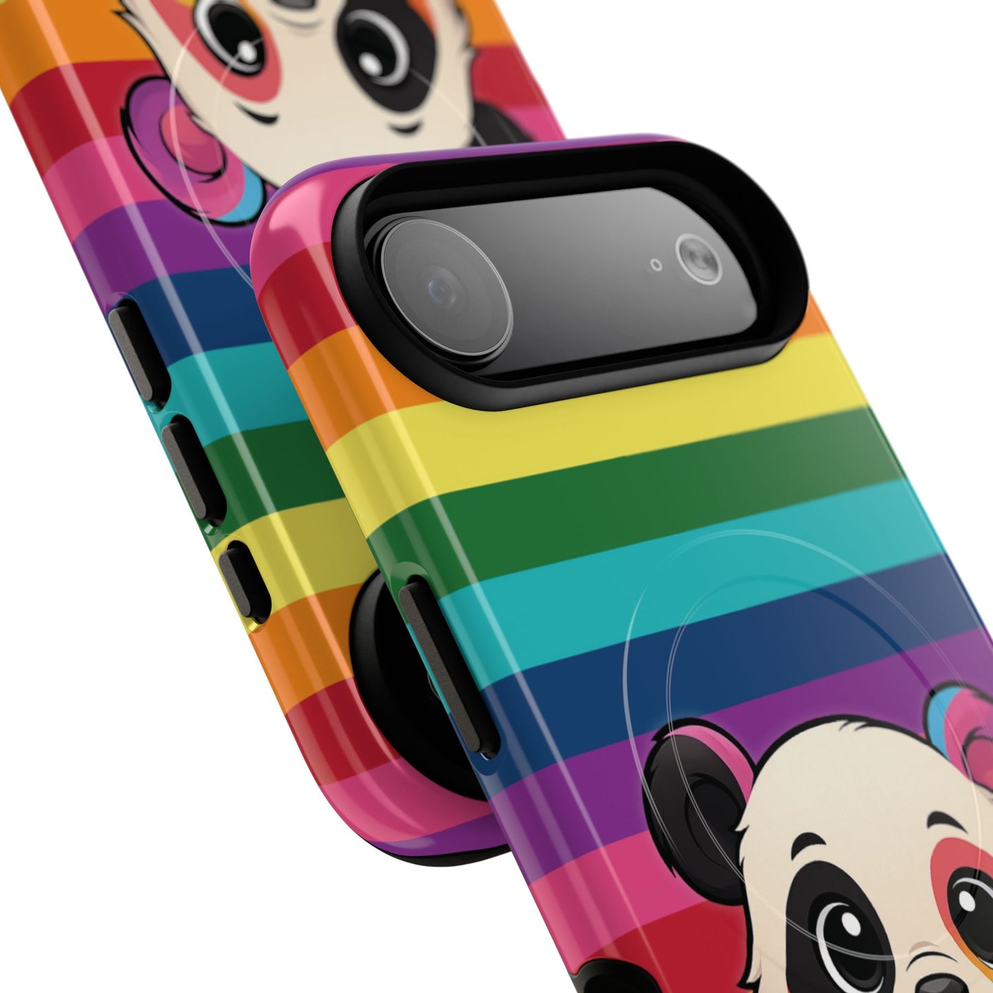 "pridecub" – progress + rainbow pride panda magsafe® iphone tough case