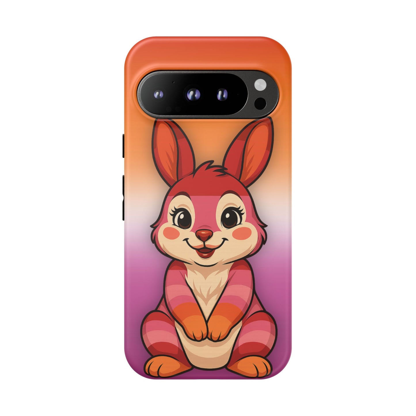 "hare to slay" – lesbian [femme] bunny android tough phone case