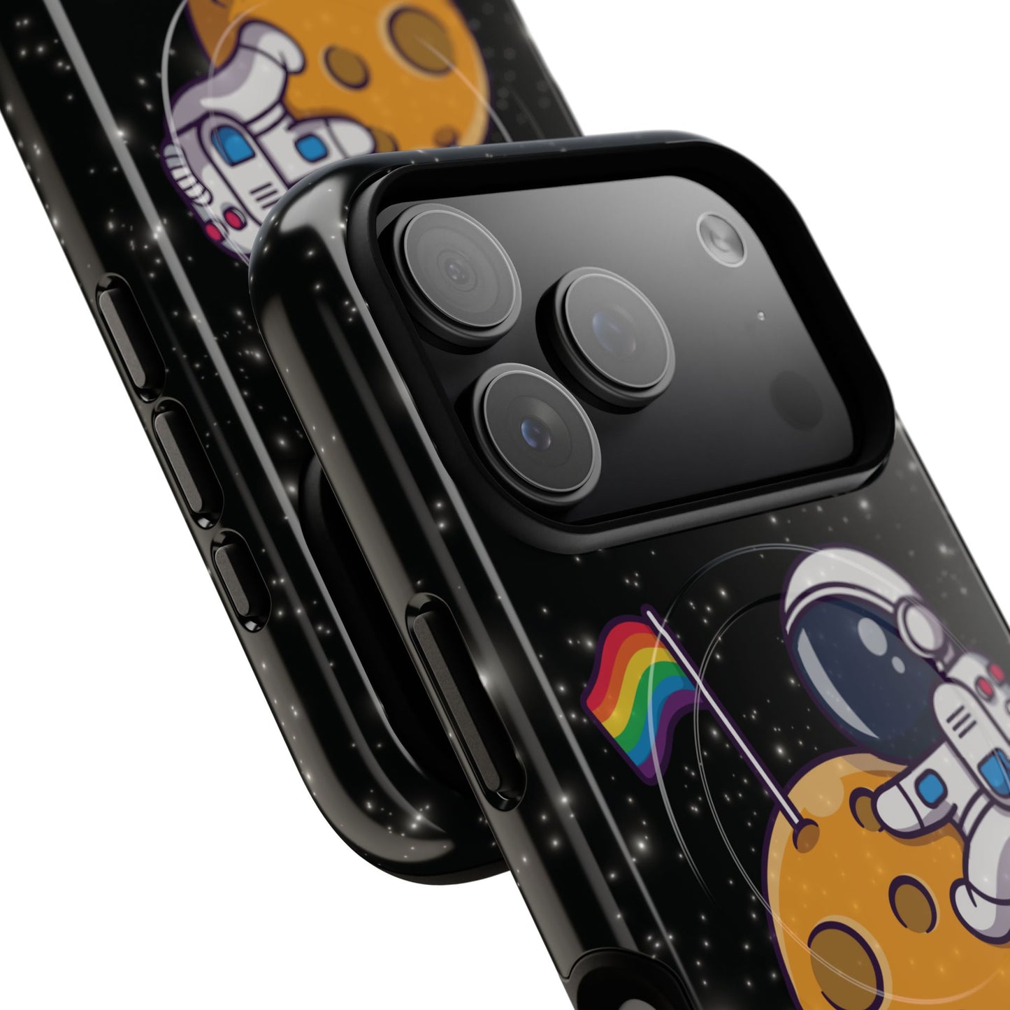 "cosmic queer" lgbtqia+ astronaut magsafe® iphone tough case