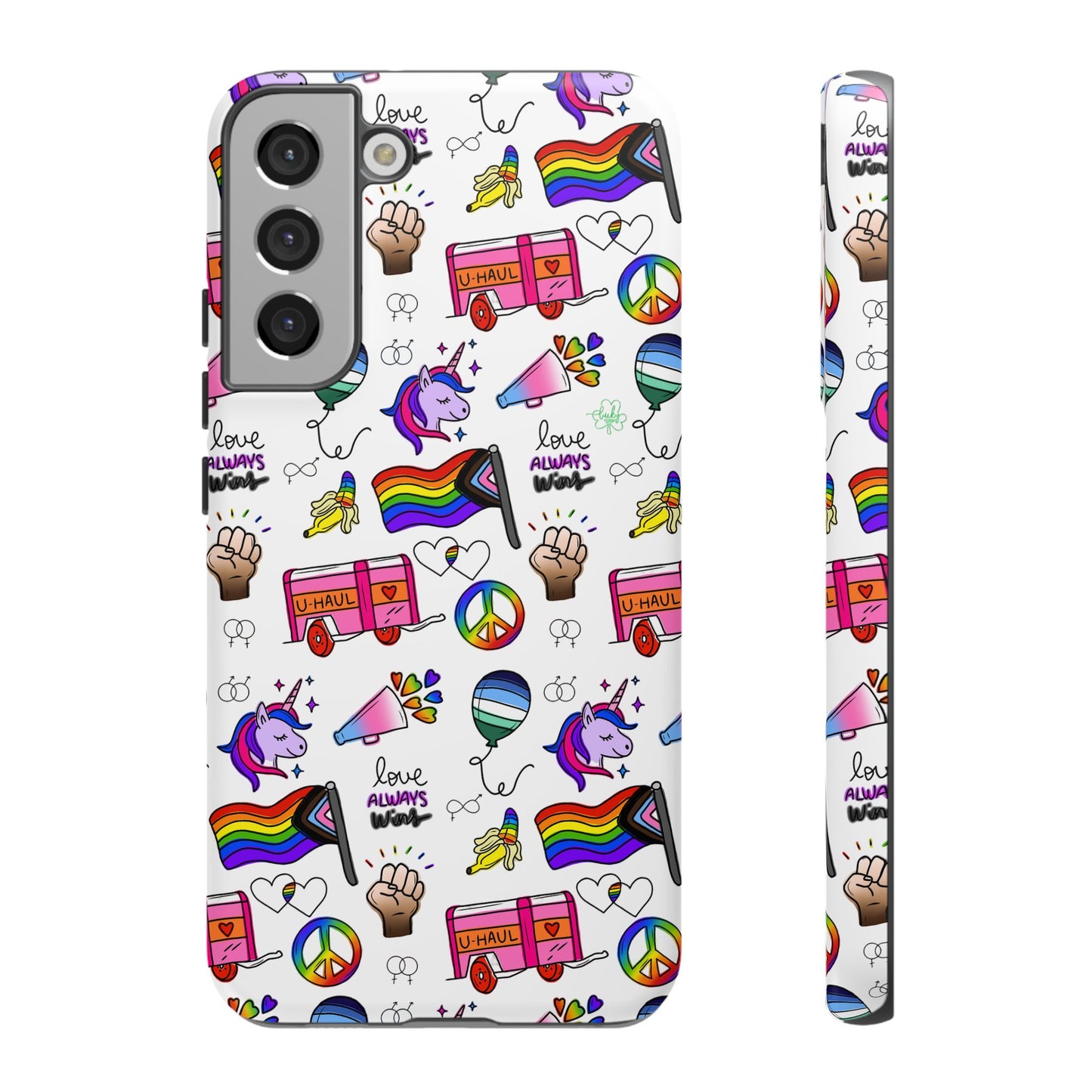 "identity mix" lgbtqia+ collage android tough phone case