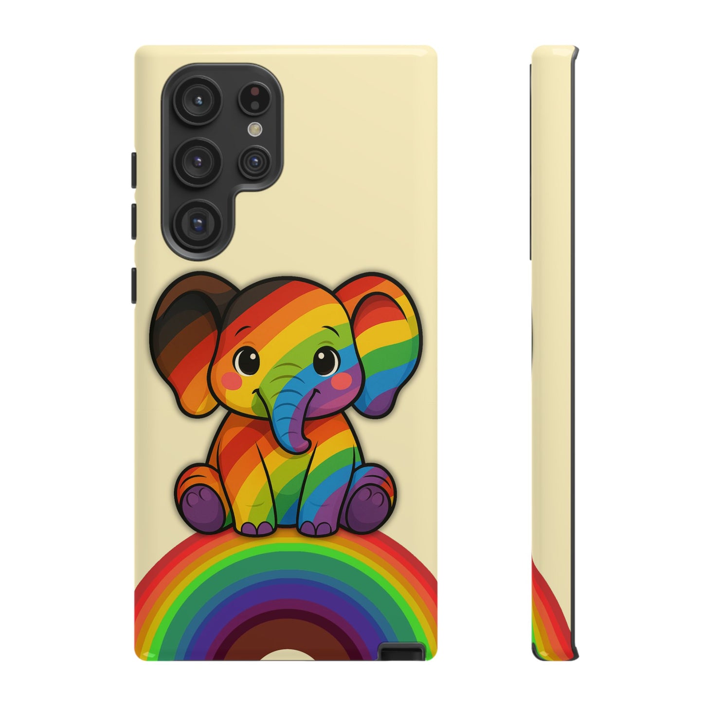 "jumbo joy" – philadelphia pride elephant android tough phone case