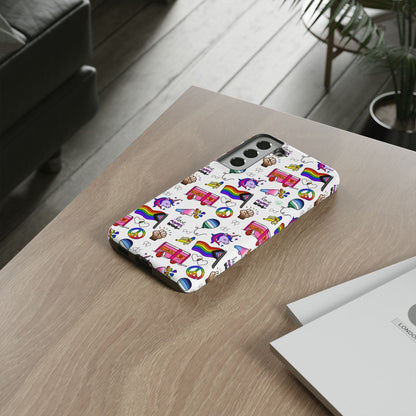 "Identity Mix" LGBTQIA+ Collage Android Tough Phone Case