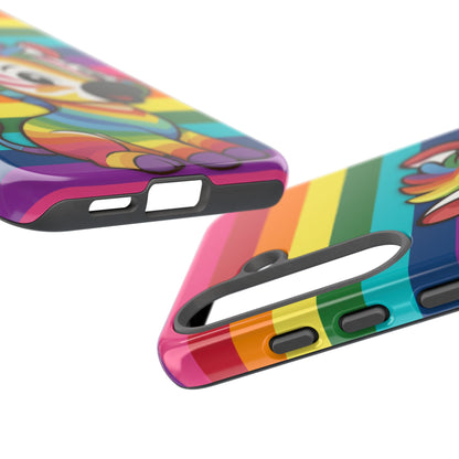 "Zee the O.G." – Original Rainbow Pride Zebra Android Tough Phone Case