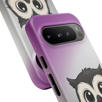 "Ace-Wise" – Asexual Pride Owl Android Tough Phone Case