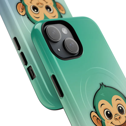"Monkey Love" – Gay [MLM] Pride Monkey MagSafe® iPhone Tough Case