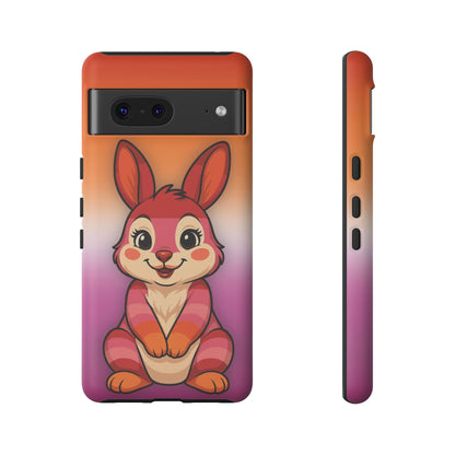 "Hare to Slay" – Lesbian [Femme] Bunny Android Tough Phone Case