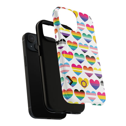 "Proud Hearts" LGBTQIA+ Love MagSafe® iPhone Case