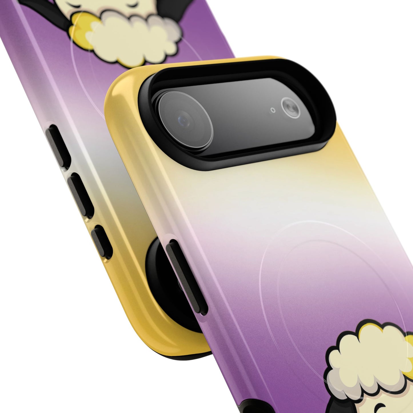 "nonbibaaary" – nonbinary pride sheep magsafe® iphone tough case
