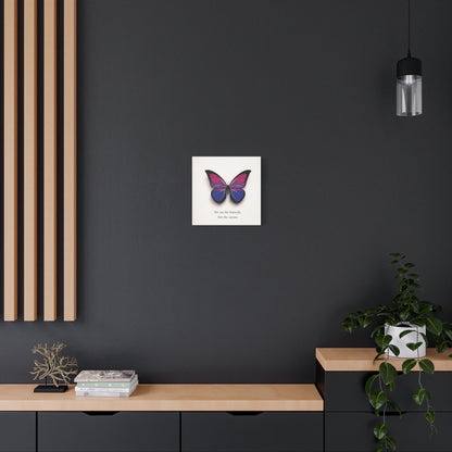 Bi Pride Butterfly | Metamorphosis Series Canvas Wall Art