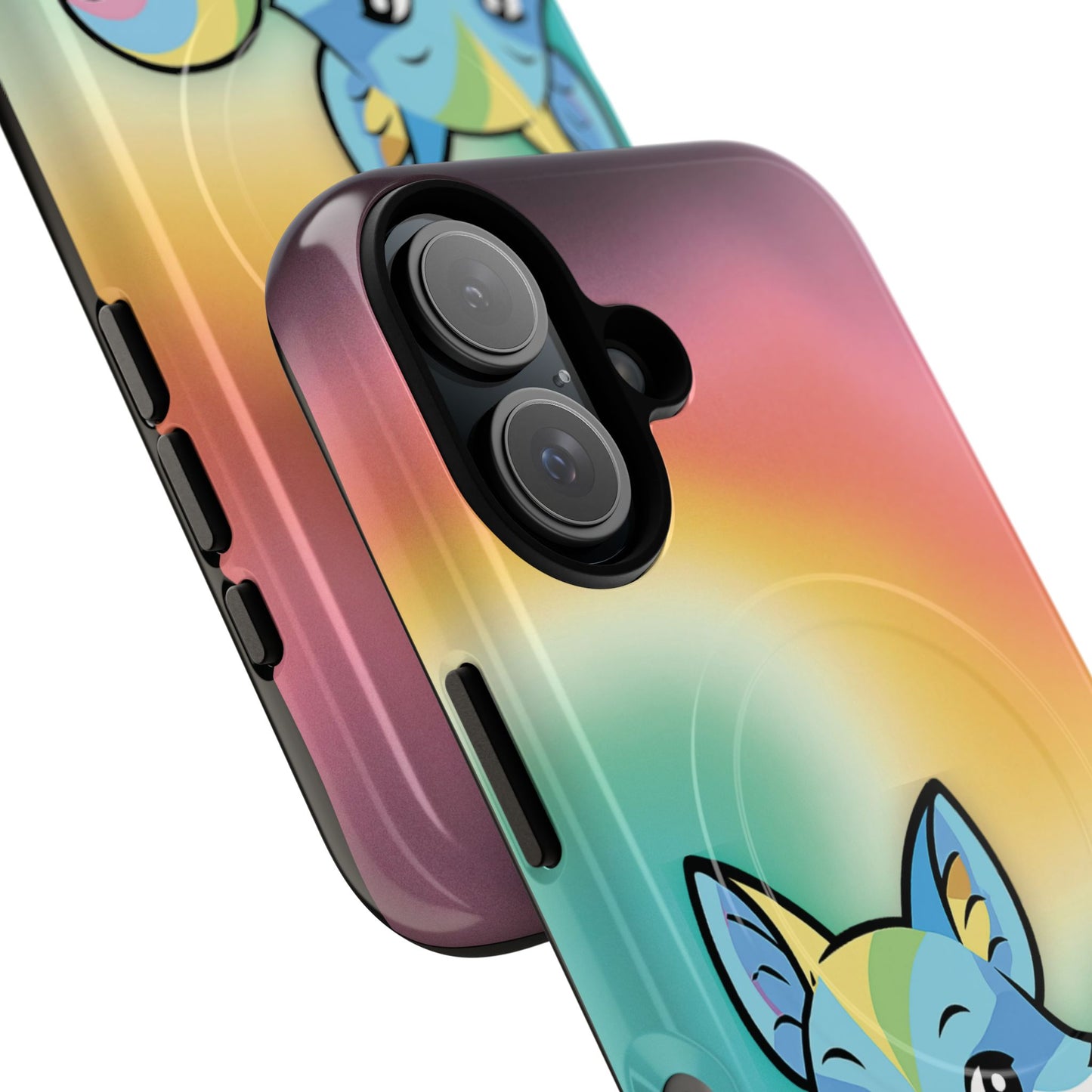 "queer as a fox" – queer pride fox magsafe® iphone case