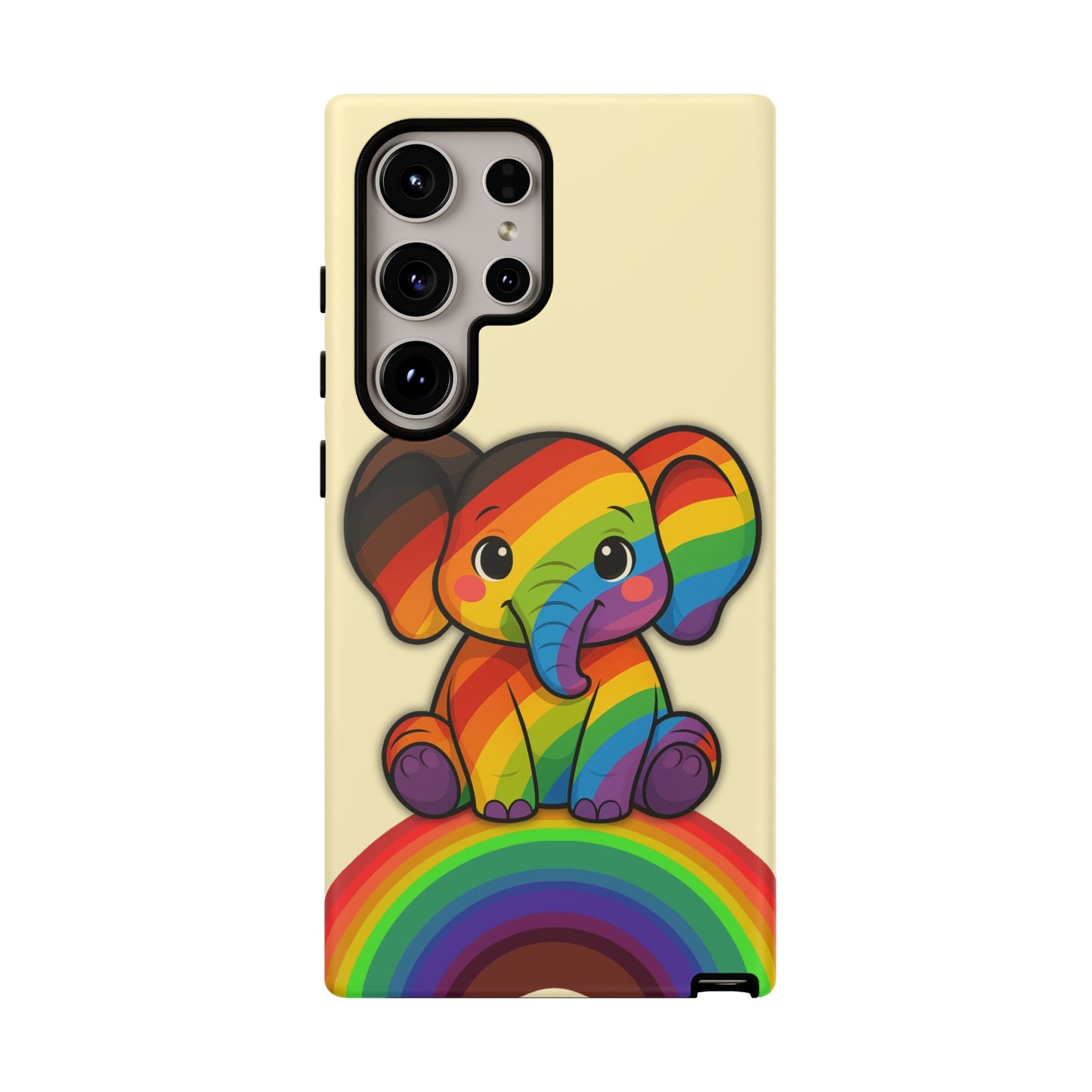 "jumbo joy" – philadelphia pride elephant android tough phone case