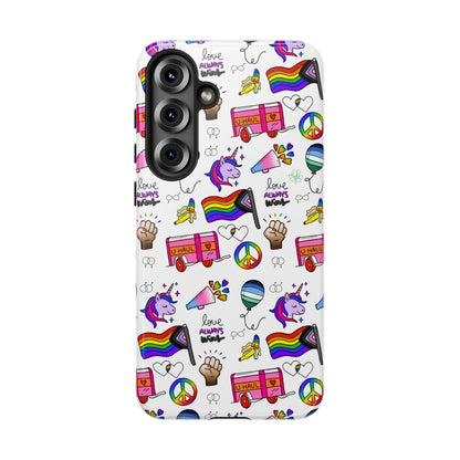 "Identity Mix" LGBTQIA+ Collage Android Tough Phone Case