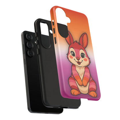 "Hare to Slay" – Lesbian [Femme] Bunny Android Tough Phone Case