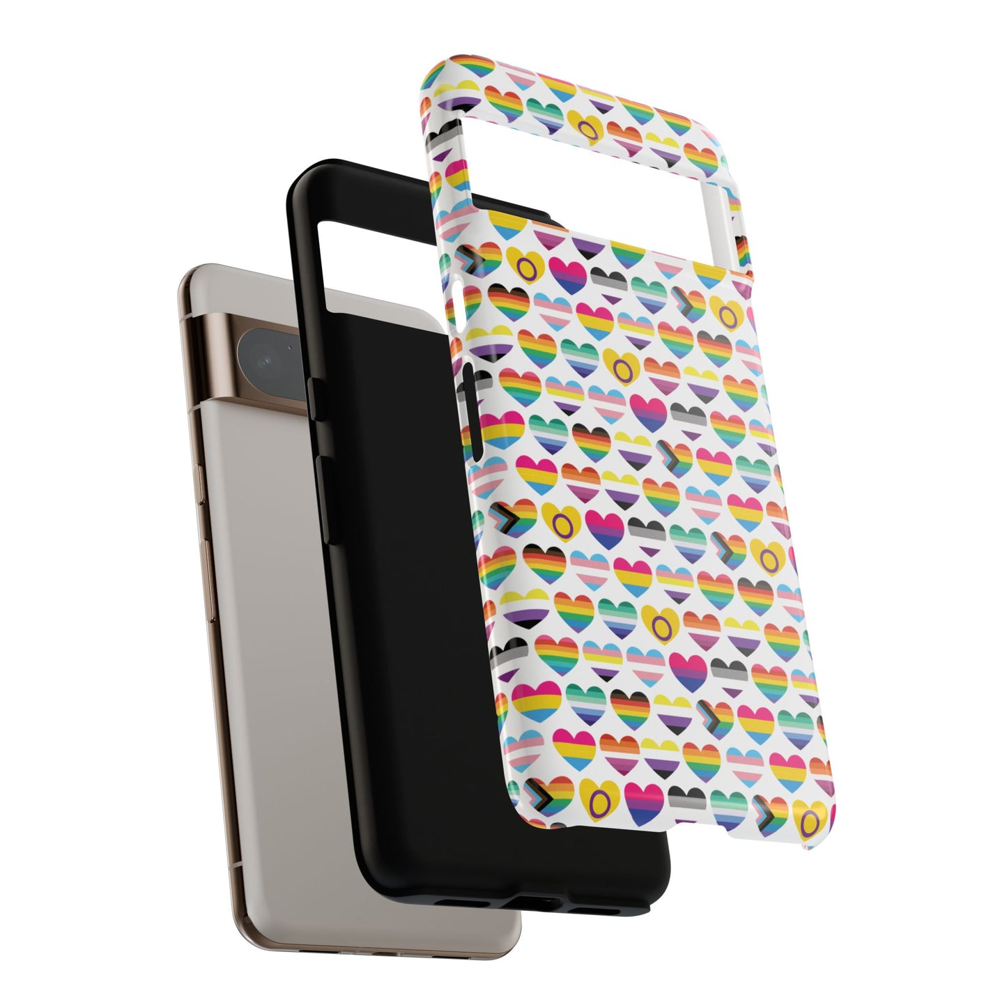 “heart of diversity" – bright edition – android tough phone case