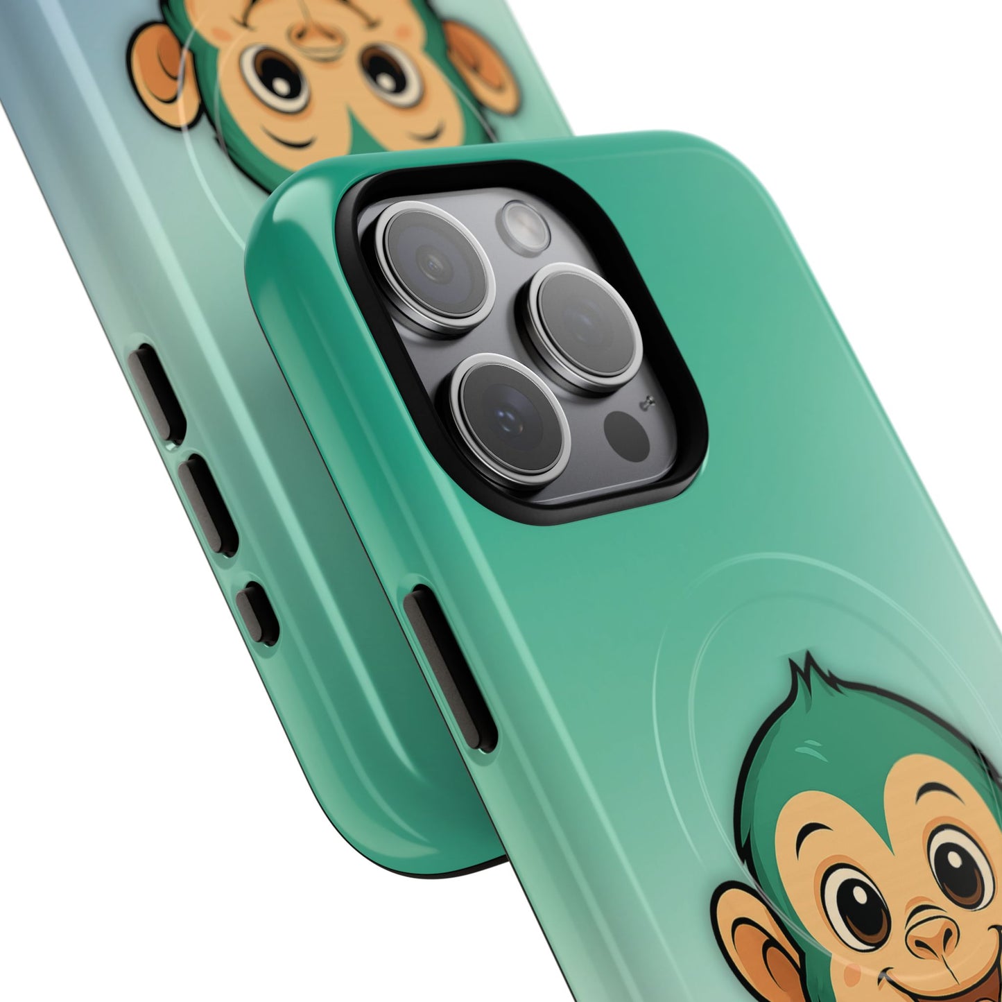 "monkey love" – gay [mlm] pride monkey magsafe® iphone tough case