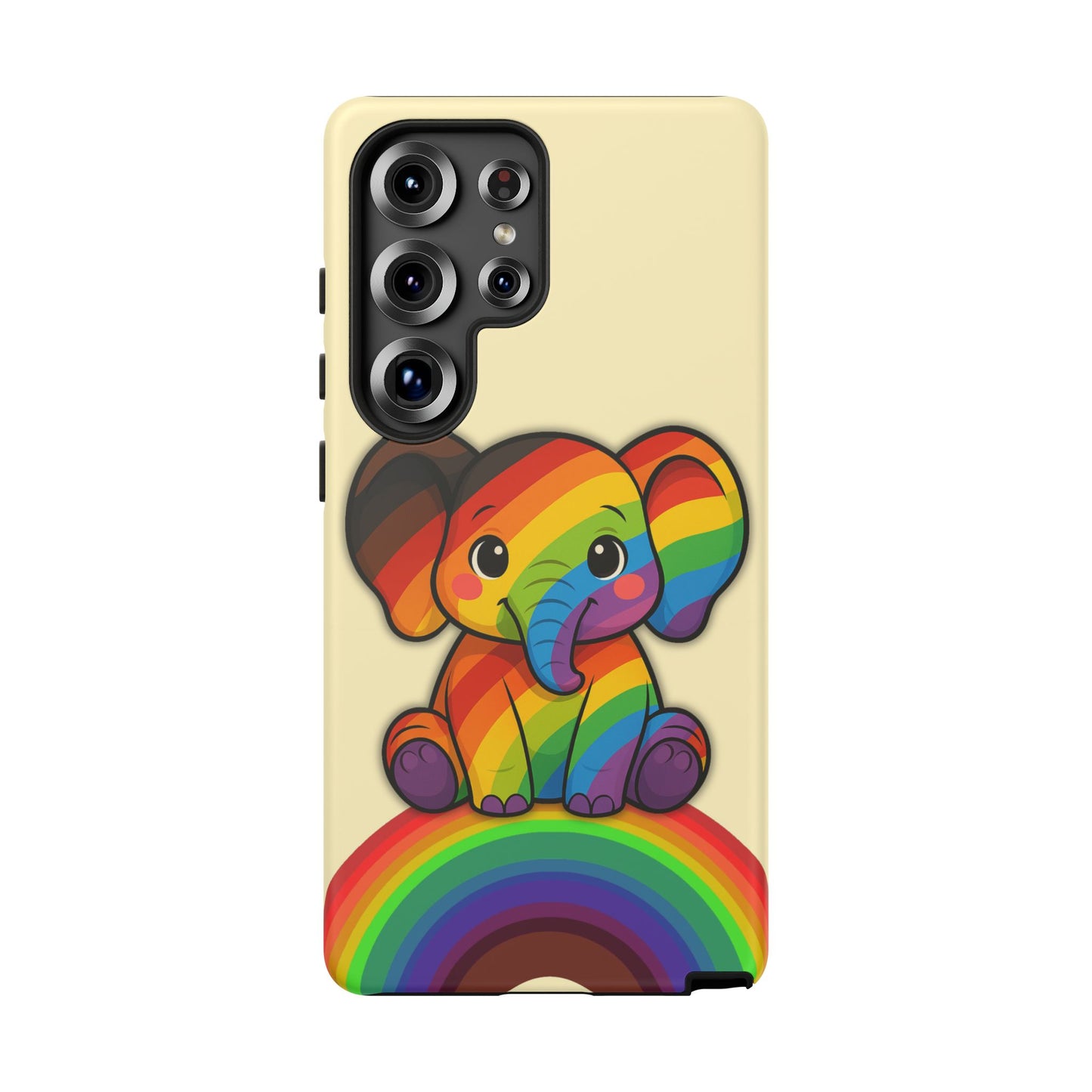 "jumbo joy" – philadelphia pride elephant android tough phone case