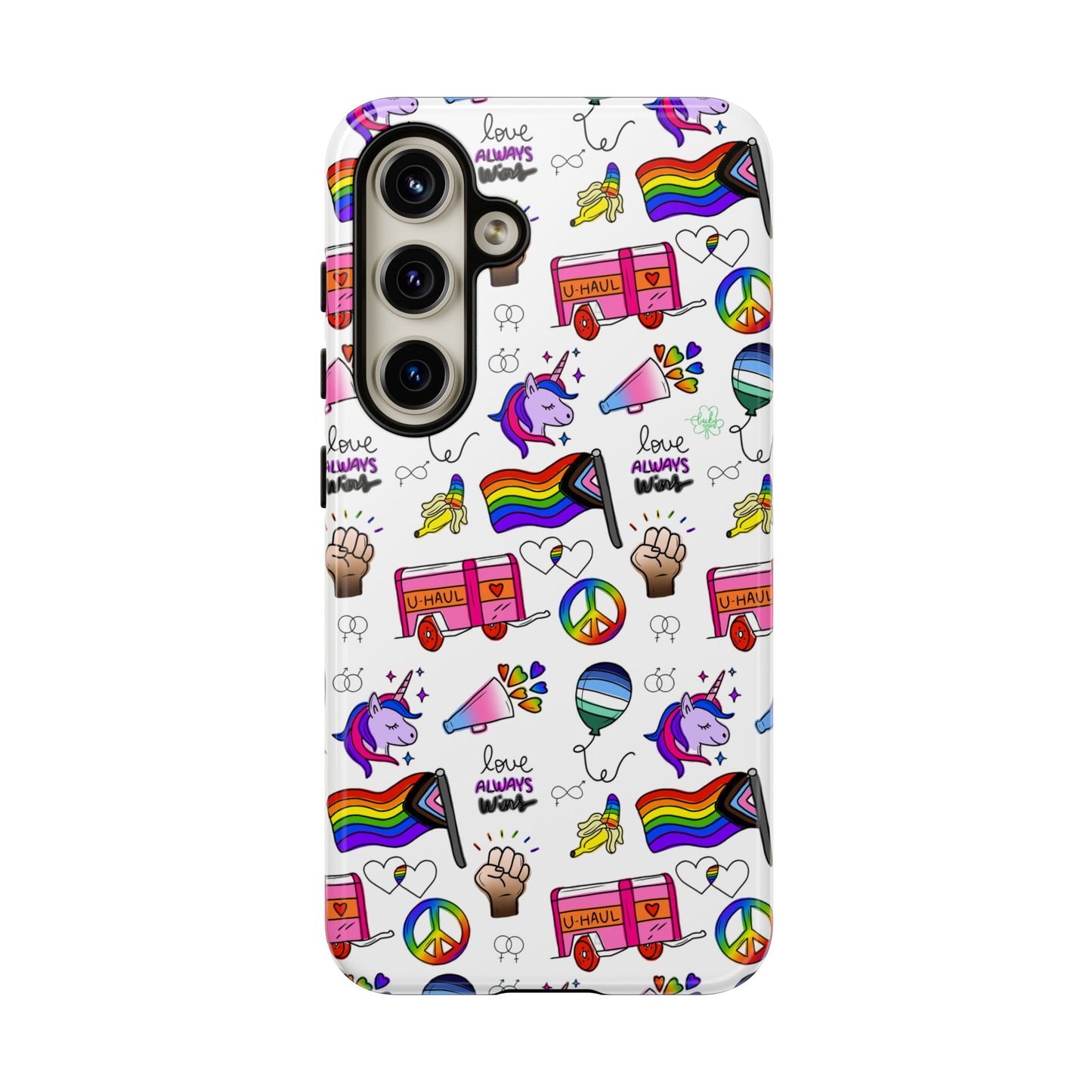 "identity mix" lgbtqia+ collage android tough phone case