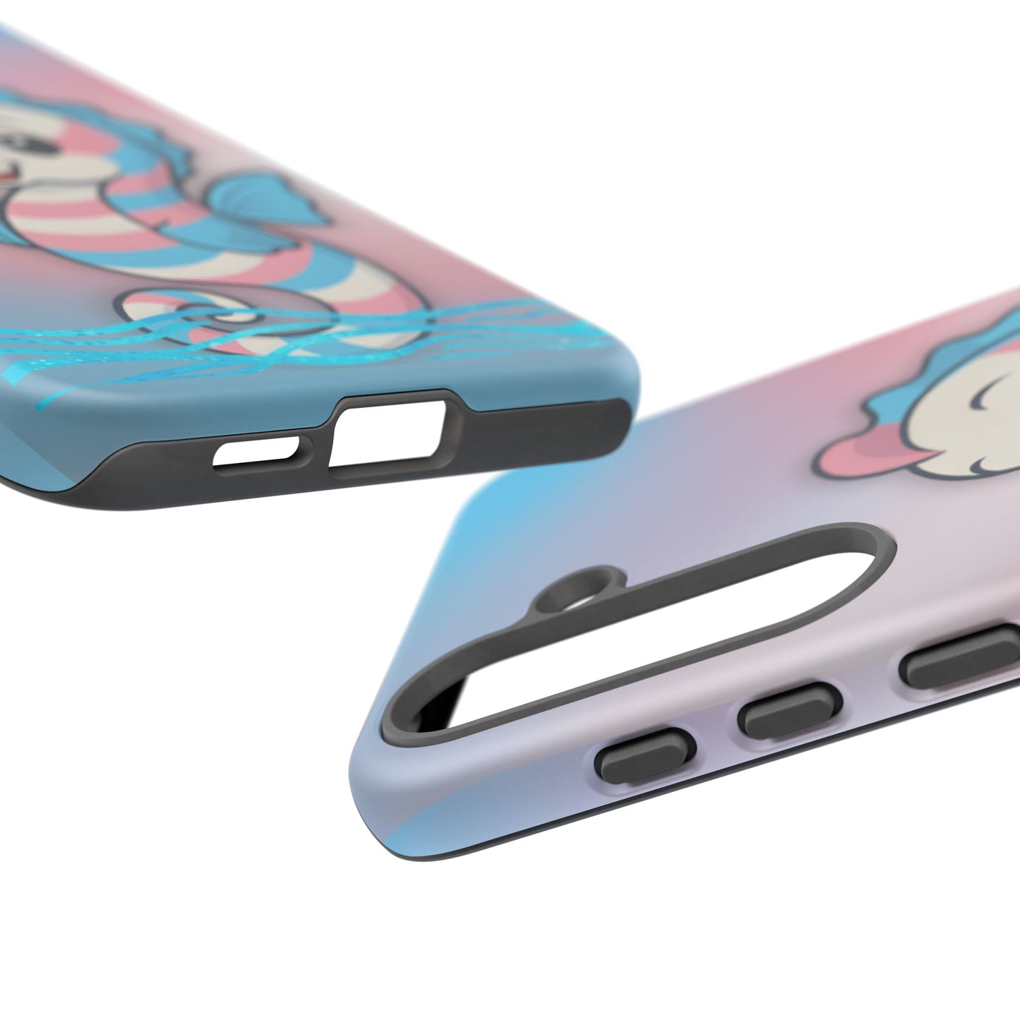 “sea me” – trans pride seahorse android tough phone case