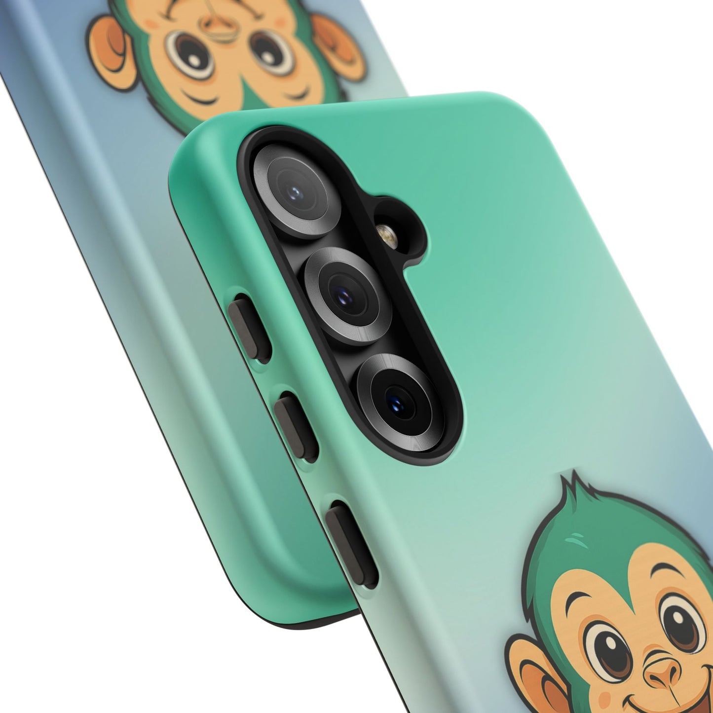 "monkey love" – gay [mlm] pride android tough phone case