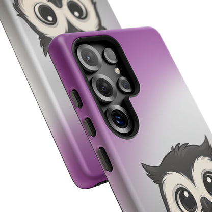 "Ace-Wise" – Asexual Pride Owl Android Tough Phone Case