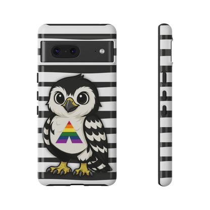 "Fly with Pride" – LGBTQIA+ Ally Pride Hawk Android Tough Phone Case