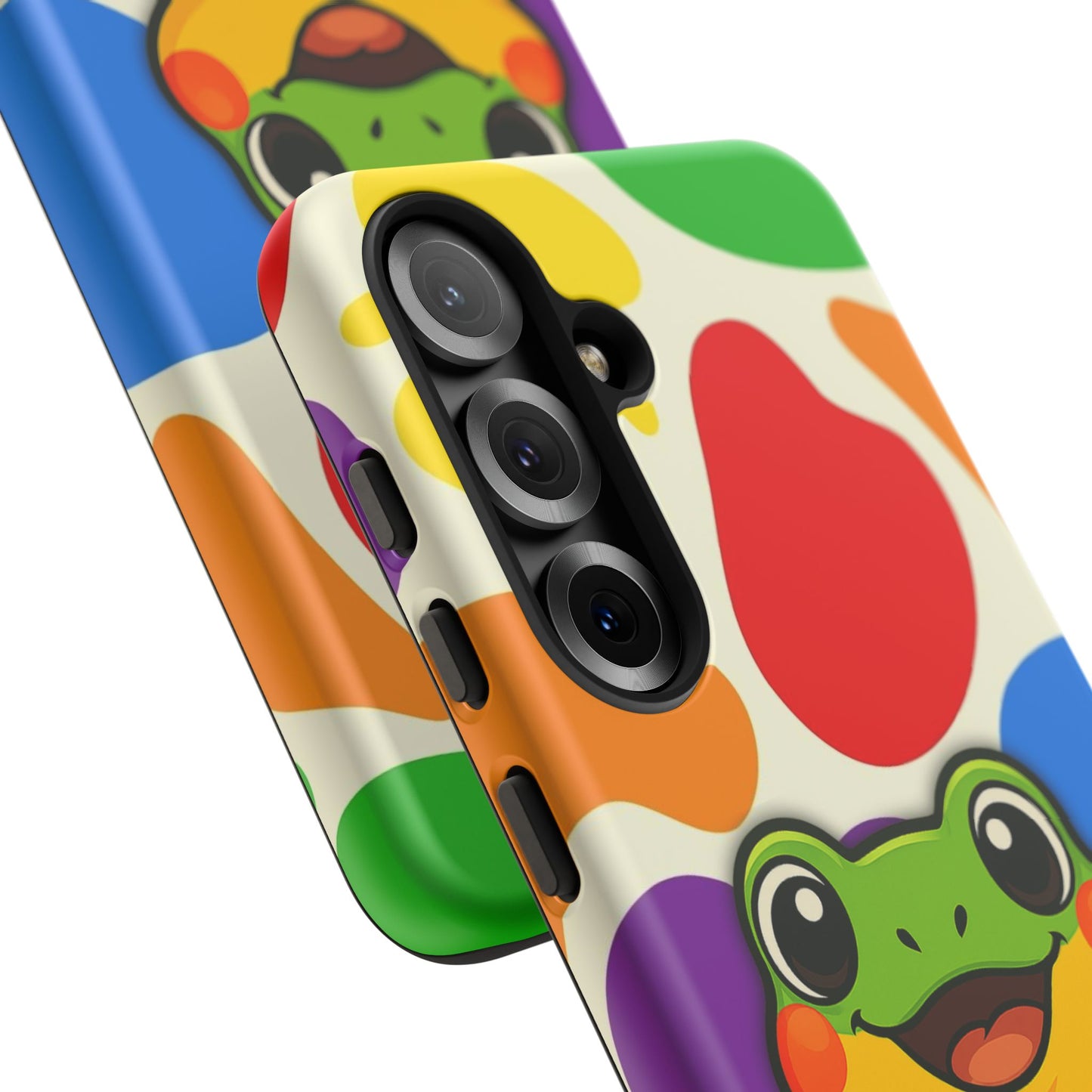 "rainbow ribbit" - lgbtqia+ pride frog android tough phone case