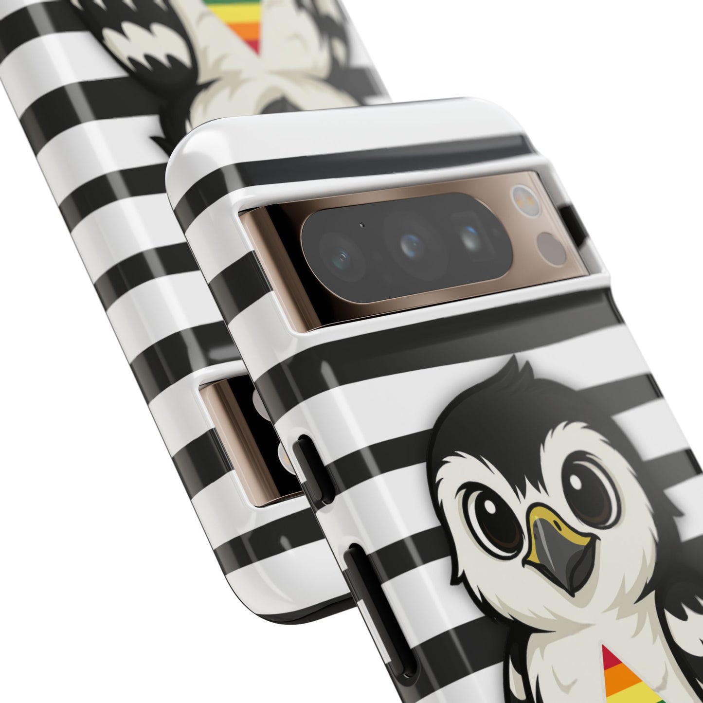"fly with pride" – lgbtqia+ ally pride hawk android tough phone case