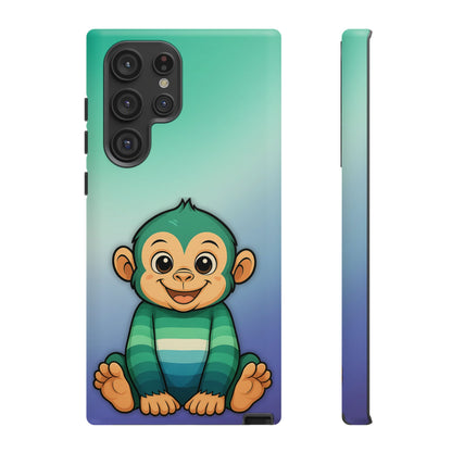 "Monkey Love" – Gay [MLM] Pride Android Tough Phone Case