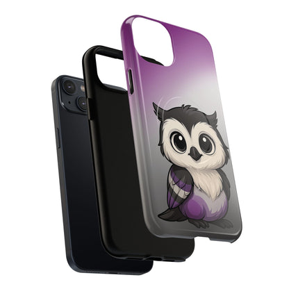 "Ace-Wise" – Asexual Pride Owl MagSafe® iPhone Tough Case