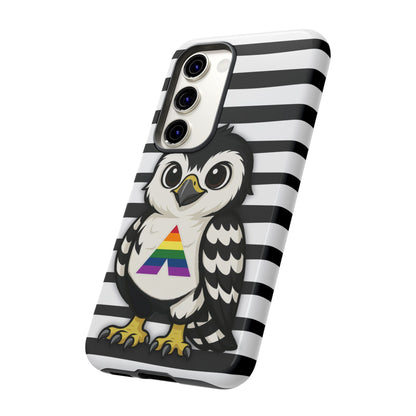"Fly with Pride" – LGBTQIA+ Ally Pride Hawk Android Tough Phone Case