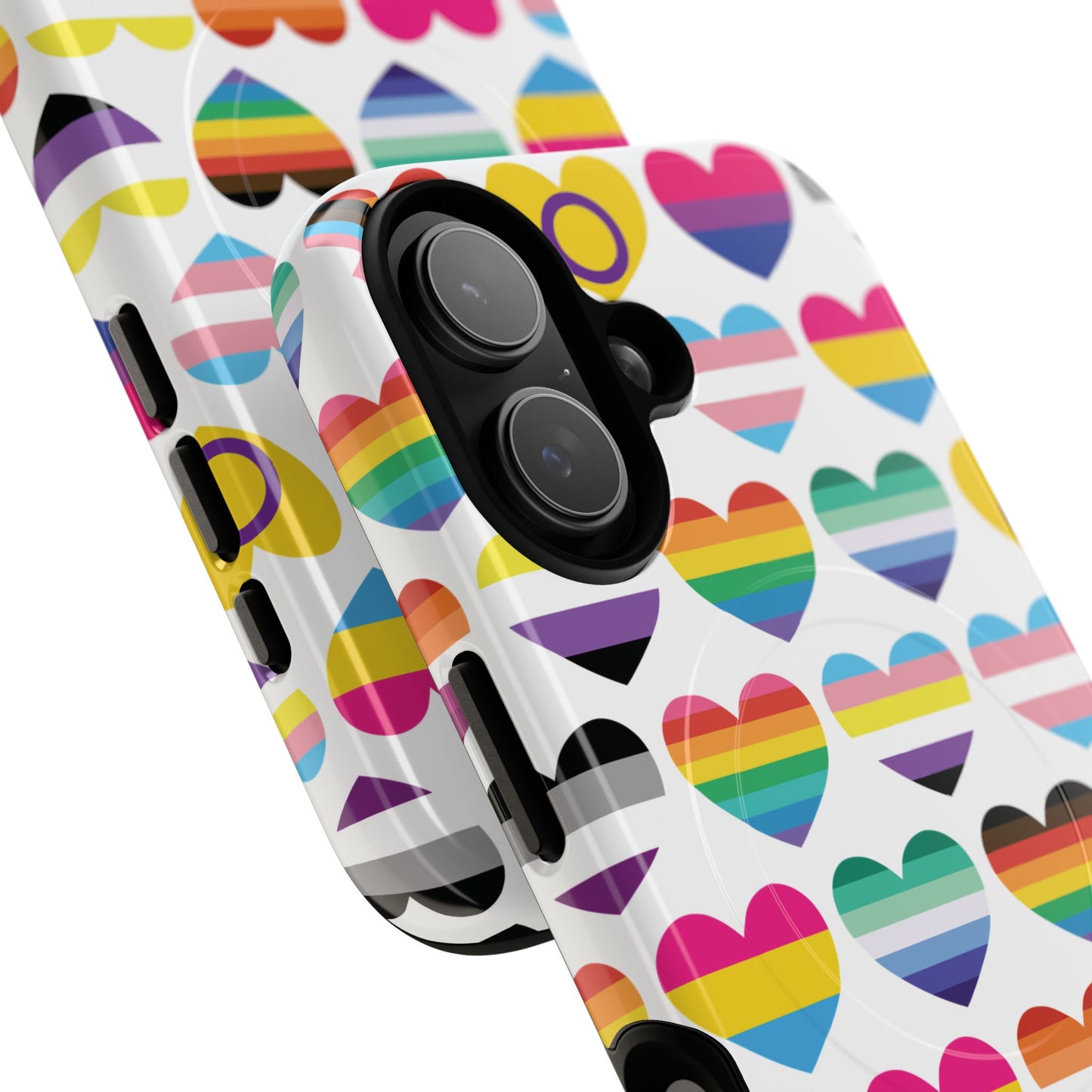 "proud hearts" lgbtqia+ love magsafe® iphone case