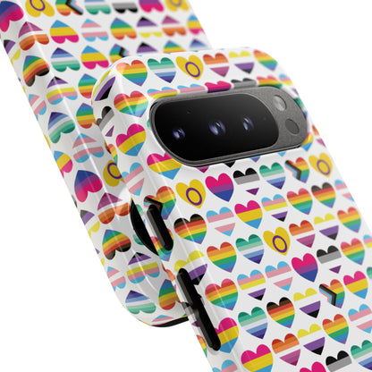“Heart of Diversity" – Bright Edition – Android Tough Phone Case