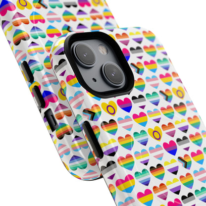 “Heart of Diversity” – Bright Edition – MagSafe® iPhone Tough Case
