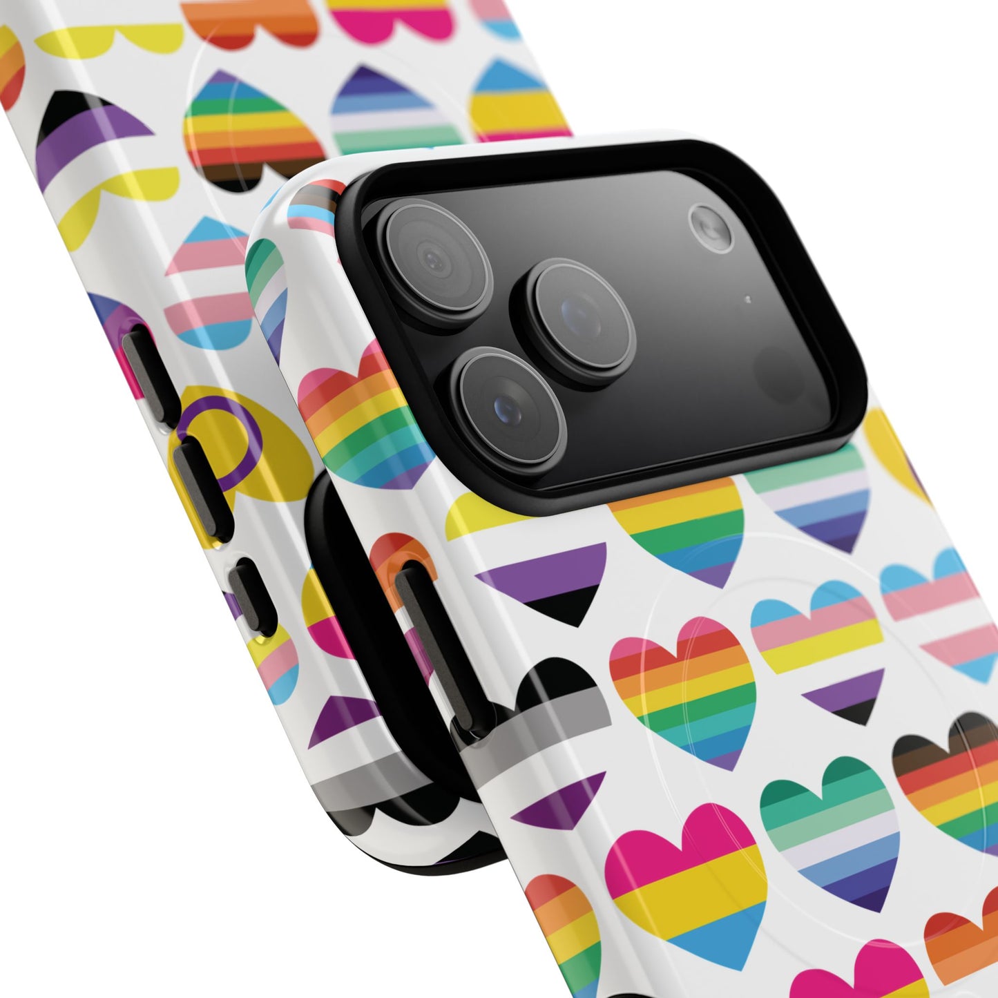 "proud hearts" lgbtqia+ love magsafe® iphone case