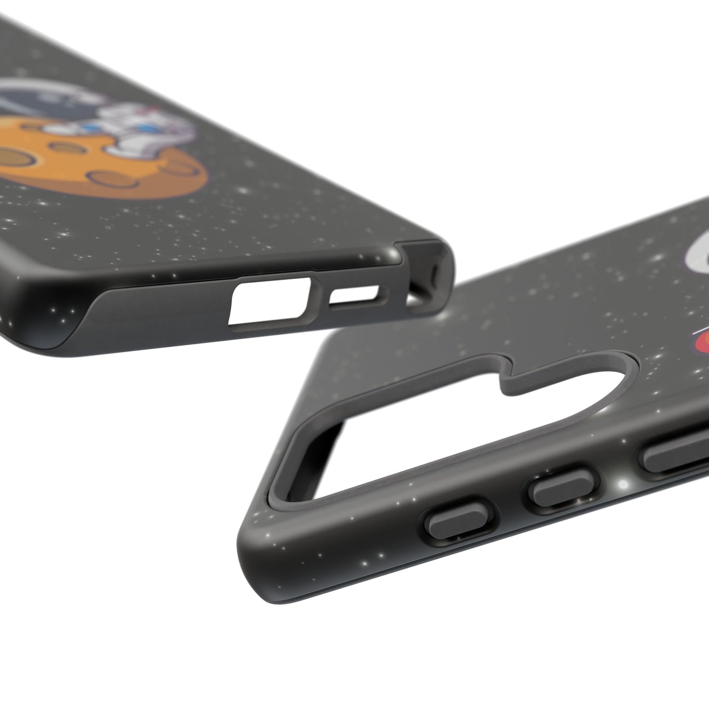 "cosmic queer" lgbtqia+ android astronaut tough phone case