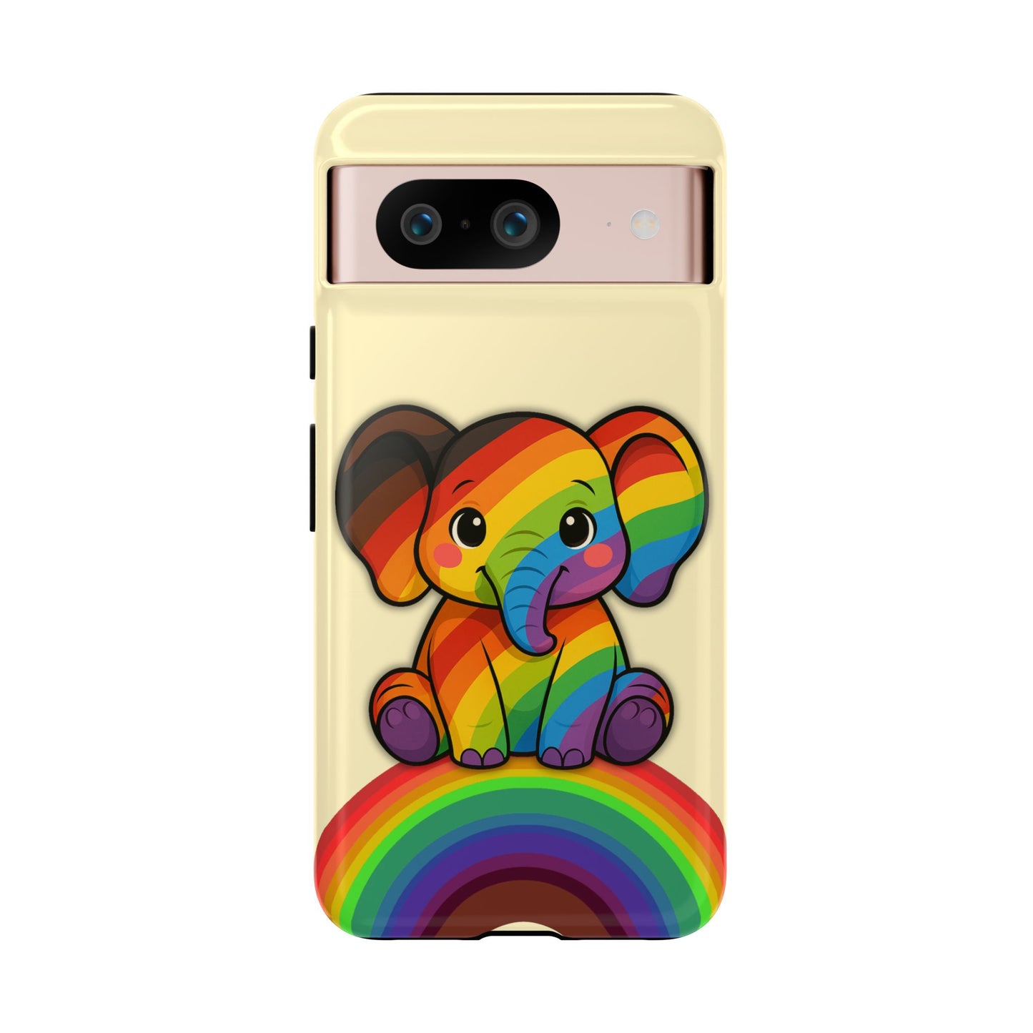 "jumbo joy" – philadelphia pride elephant android tough phone case
