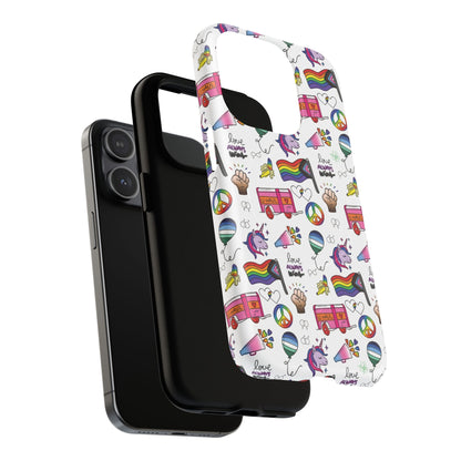 “Identity Mix” LGBTQIA+ Collage MagSafe® Tough iPhone Case